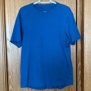 Blue lululemon t-shirt